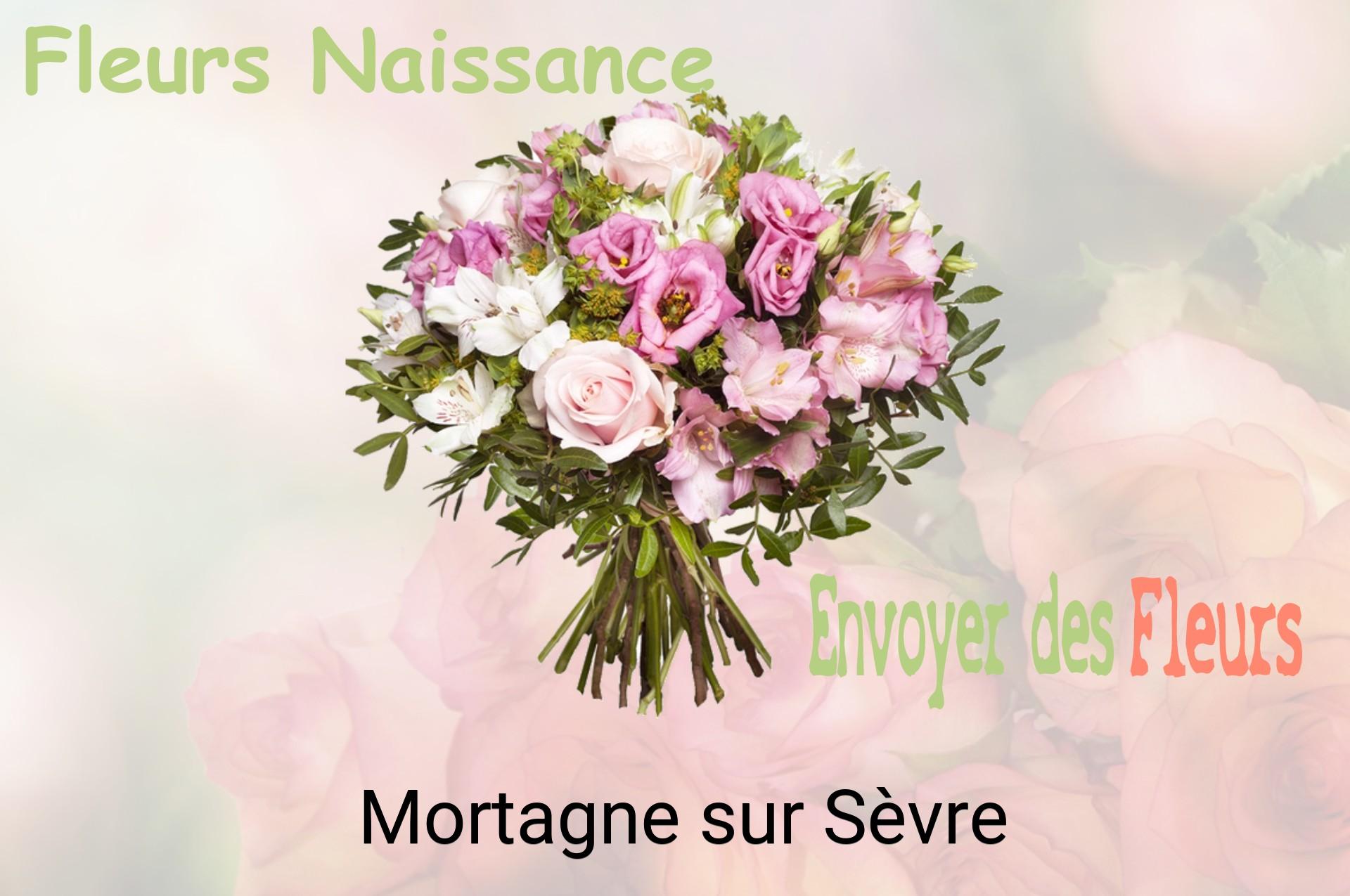 Bouquet de fleurs de naissance livré à Mortagne-sur-Sèvre